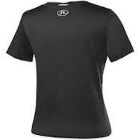 Under Armour Women’s Black Loose Fit Heatgear® Short Sleeve Tee - Picture 2 of 11